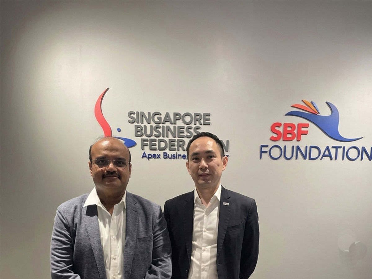 At Singapore Business Federation with Director Mr Lee